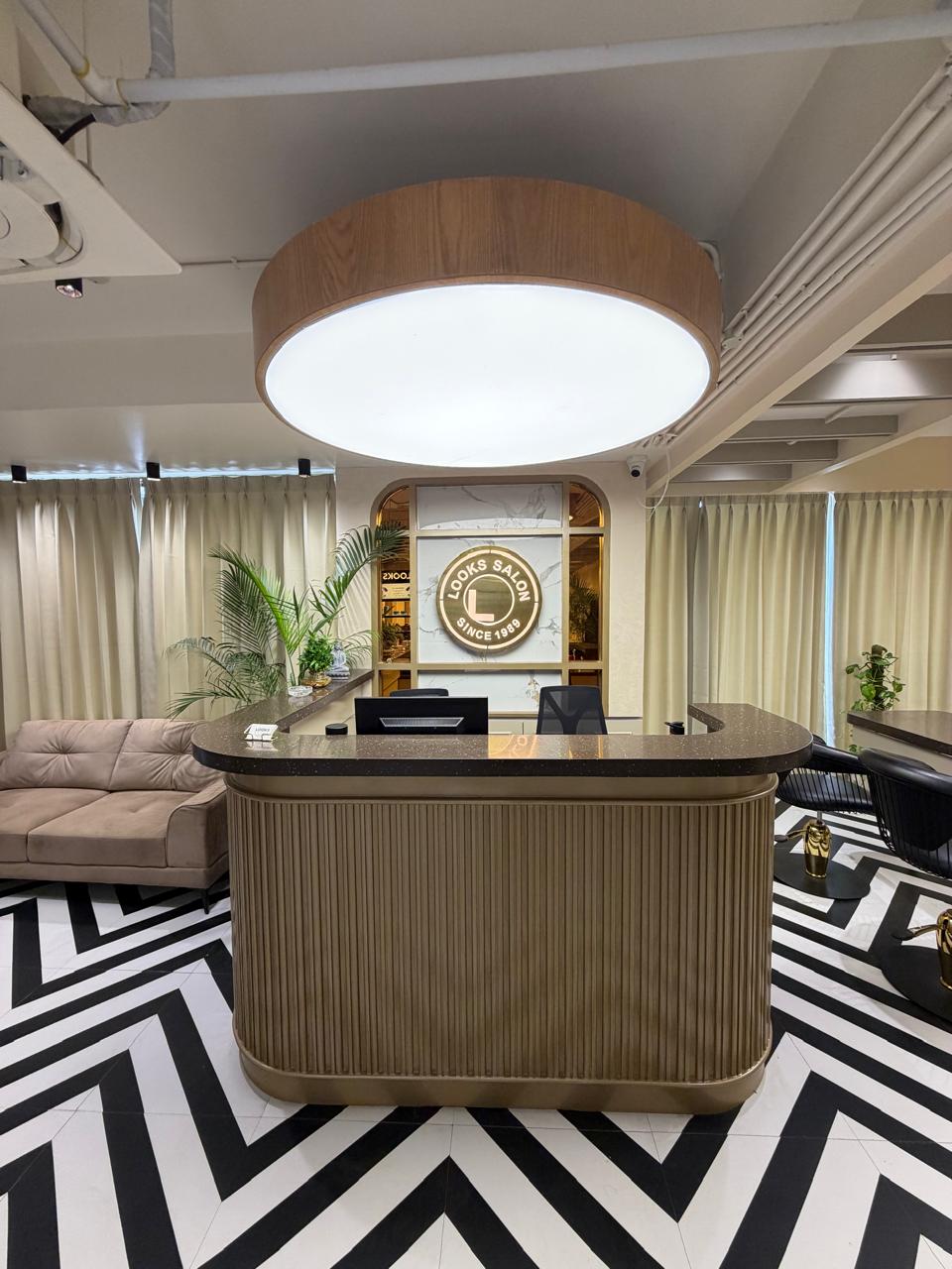 Luxury salon interior - Looks Salon Jabalpur